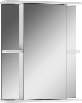 Шкаф с зеркалом для ванной Айсберг Норма 2-55 (правый)