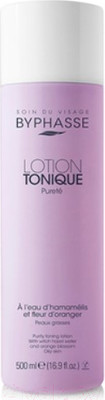 Тоник для лица Byphasse Очищающий с гамамелисом для жирной кожи (500мл)