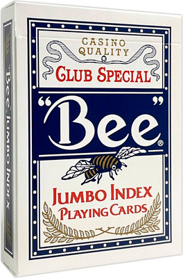 Игральные карты Bee Jumbo Index Red & Blue / 1001770