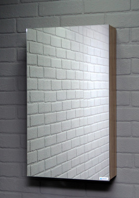 Шкаф с зеркалом для ванной Айсберг Мечта 40 (дуб сонома)