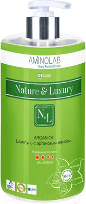 Шампунь для волос Nature & Luxury С аргановым маслом для сухих и ослабленных волос (730мл)