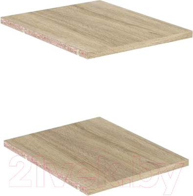 Комплект полок для корпусной мебели Империал Орфей (2шт, дуб сонома)