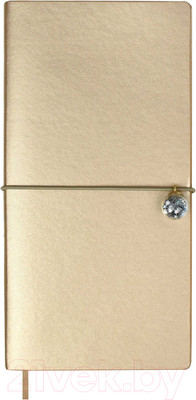 Записная книжка Escalada Плонже / 57716 (металлик золотистый)