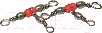 Вертлюг рыболовный Namazu Tripple Swivel 3x5 32кг / N-FT-TS3 (10шт, BN)