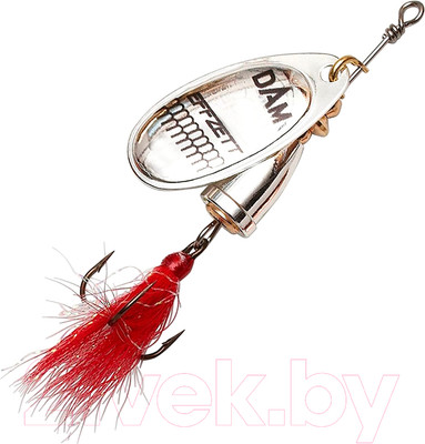 Блесна DAM FZ Executor Dressed Spinner 4 S / 60512 (серебристый)