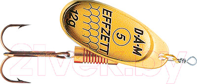 Блесна DAM FZ Standard Spinner 1 S / 5120201 (золото)