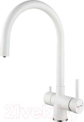 Смеситель Paulmark Heller He213218-431 (матовый белый)