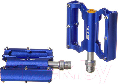 Комплект педалей для велосипеда STG BC-PD213 / Х95415 (голубой)
