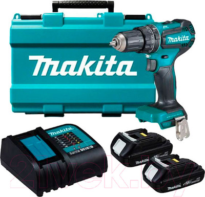 Профессиональная дрель-шуруповерт Makita DHP485SYE