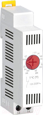 Термостат на DIN-рейку КС NTL 41-F 10А-230В-IP20 / 41NCF01 (обогрев)