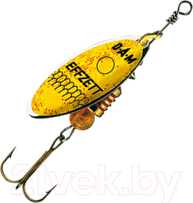Блесна DAM FZ Predator Spinner 0 S / 5126003 (желтый)