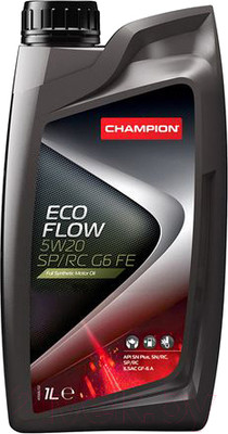 Моторное масло Champion Eco Flow 5W20 SP/RC G6 FE / 1047263 (1л)