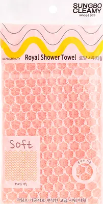 Мочалка для тела Sungbo Cleamy Clean&Beauty Royal Shower Towel (28x90)