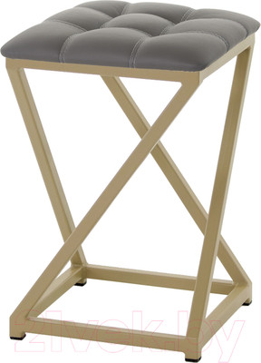 Табурет AMC Comfort 8К10.5 (кожзам графит/капучино)