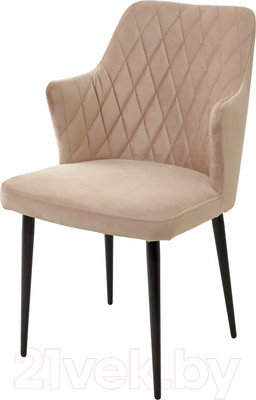 Стул M-City Herman / 461MC03519 (бежевый 5 велюр/черный)