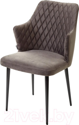 Стул M-City Herman / 461MC04444 (графит 14 велюр/черный)