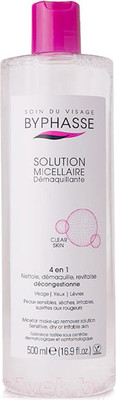 Мицеллярная вода Byphasse 4 в 1 для сухой и чувствительной кожи (500мл)
