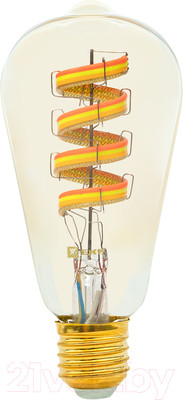 Умная лампа EKF Connect RGB E27 ST64 / slwf-e27-st64-fil-rgbw