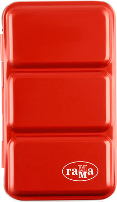 Пенал для акварели ГАММА 12 кювета / 20102101 (красный)