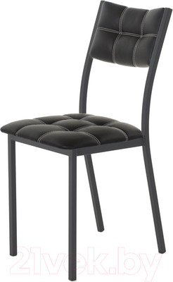 Стул AMC Comfort 3К1.1 (кожзам черный/черный)