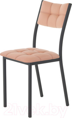Стул AMC Comfort 3К1.7 (кожзам коралл/черный)