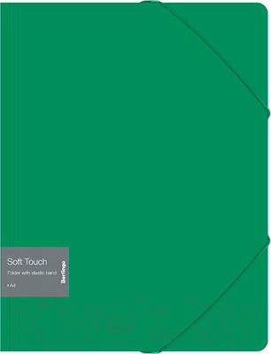 Папка для бумаг Berlingo Soft Touch / FB4_A4983 (зеленый)