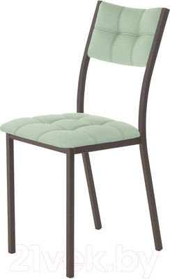 Стул AMC Comfort 3К2.10 (кожзам мятный/коричневый)