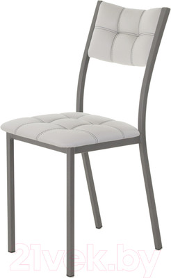 Стул AMC Comfort 3К4.6 (кожзам серый/графит)