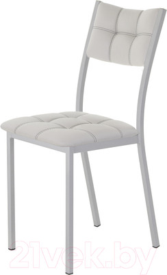 Стул AMC Comfort 3К5.6 (кожзам серый/серебристый)