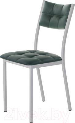 Стул AMC Comfort 3К5.9 (кожзам зеленый/серебристый)