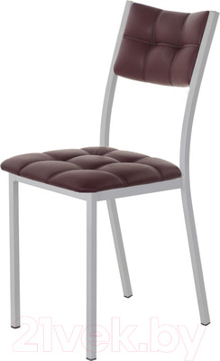 Стул AMC Comfort 3К5.14 (кожзам бордо/серебристый)