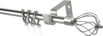 Карниз для штор Lm Decor Лайт Виола 19мм однорядный (сатин, 2.4м)