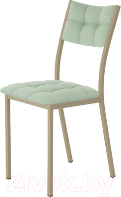 Стул AMC Comfort 3К10.10 (кожзам мятный/капучино)