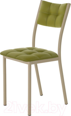 Стул AMC Comfort 3К10.11 (кожзам оливковый/капучино)