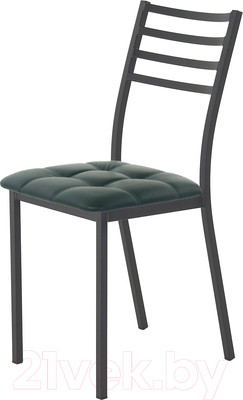 Стул AMC Comfort 4К1.9 (кожзам зеленый/черный)