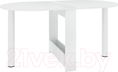 Стол-книга Кортекс-мебель Бон 2 (белый)