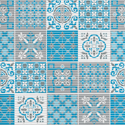 Коврик для ванной Вилина Преображение 7104 225PT-turquoise (50x80)