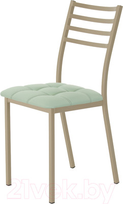 Стул AMC Comfort 4К10.10 (кожзам мятный/капучино)