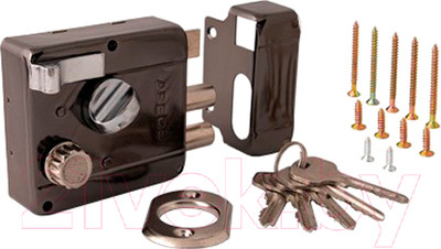 Замок накладной Apecs 0556-C-BN