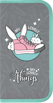 Пенал Феникс+ Кеды с кроликом / 59496