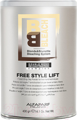 Порошок для осветления волос Alfaparf Milano BB Bleach Freestyle Lift 7 тонов (400г)