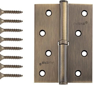 Петля дверная Avers 100x75x2.5-B-AB-L