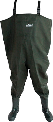 Полукомбинезон для охоты и рыбалки Следопыт ПВХ / PF-PB-F94 (р-р 44, оливковый)