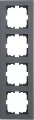 Рамка для выключателей и розеток Lezard Vesna 742-3400-154 (графит)
