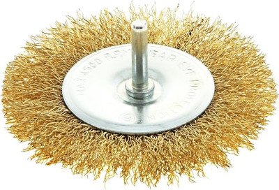 Щетка для электроинструмента Tundra Металлическая плоская 100мм / 1032378