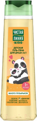 Гель для душа детский Чистая Линия Гель-пена 2в1 (400мл)