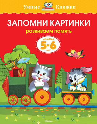 Развивающая книга Махаон Запомни картинки 5-6 лет, мягкая обложка (Земцова Ольга)
