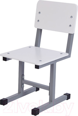 Стул детский Polini Kids City / 0002603.51 (S, серый/белый)