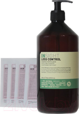 Набор косметики для волос Insight Loss Control Шампунь Fortifying 900мл+Гель-крем PMIN020 4x10мл