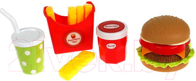 Набор игрушечных продуктов Играем вместе Фастфуд / 1804U305-R1